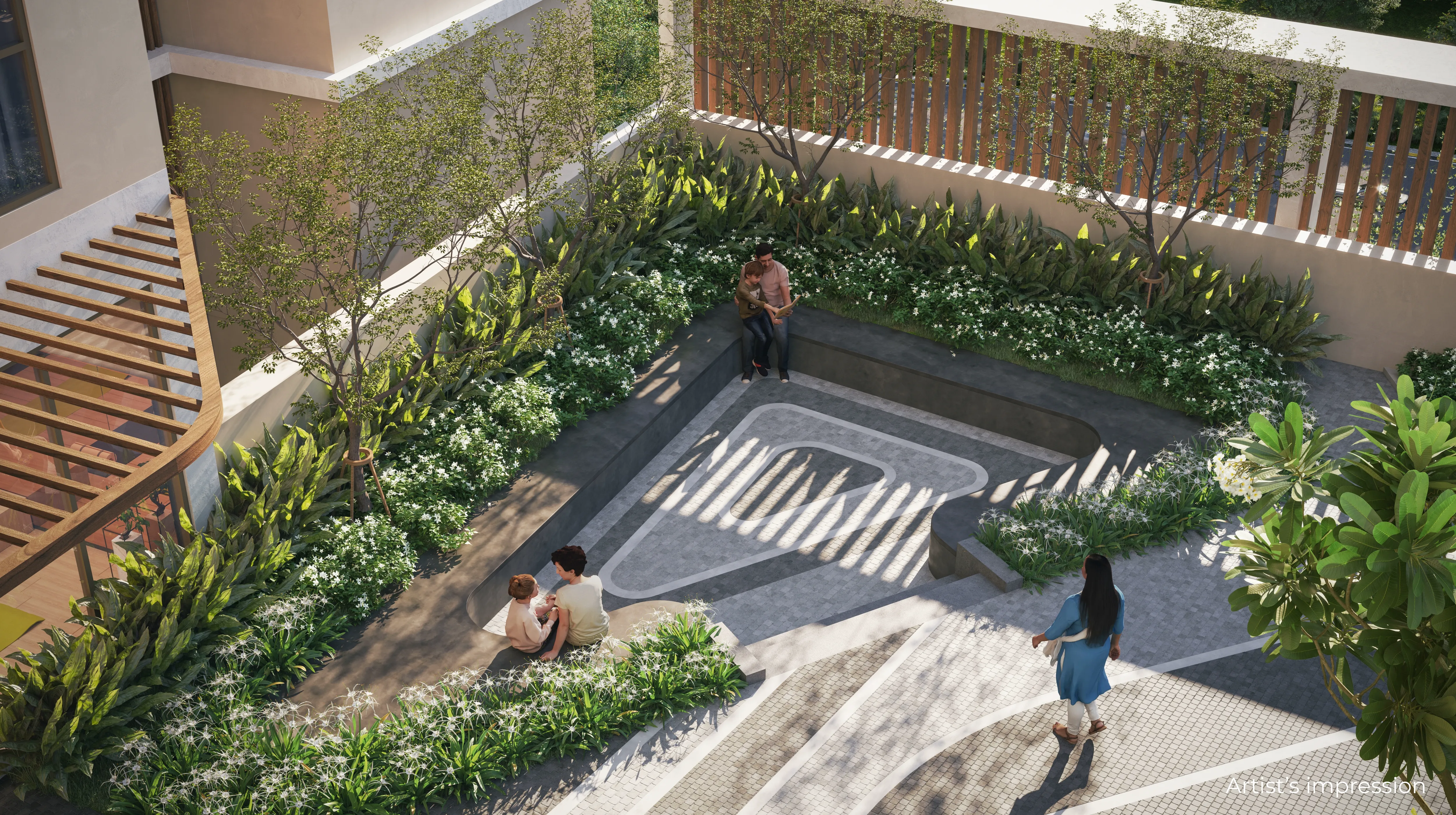 Sunken Sit out Area